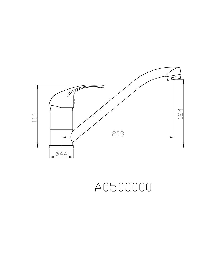 Смеситель для кухни Agger Move A0600000